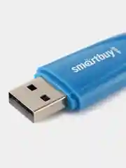 Синий флеш-накопитель SmartBuy, флешка USB 2.0, 8, 16, 32, 64 ГБ