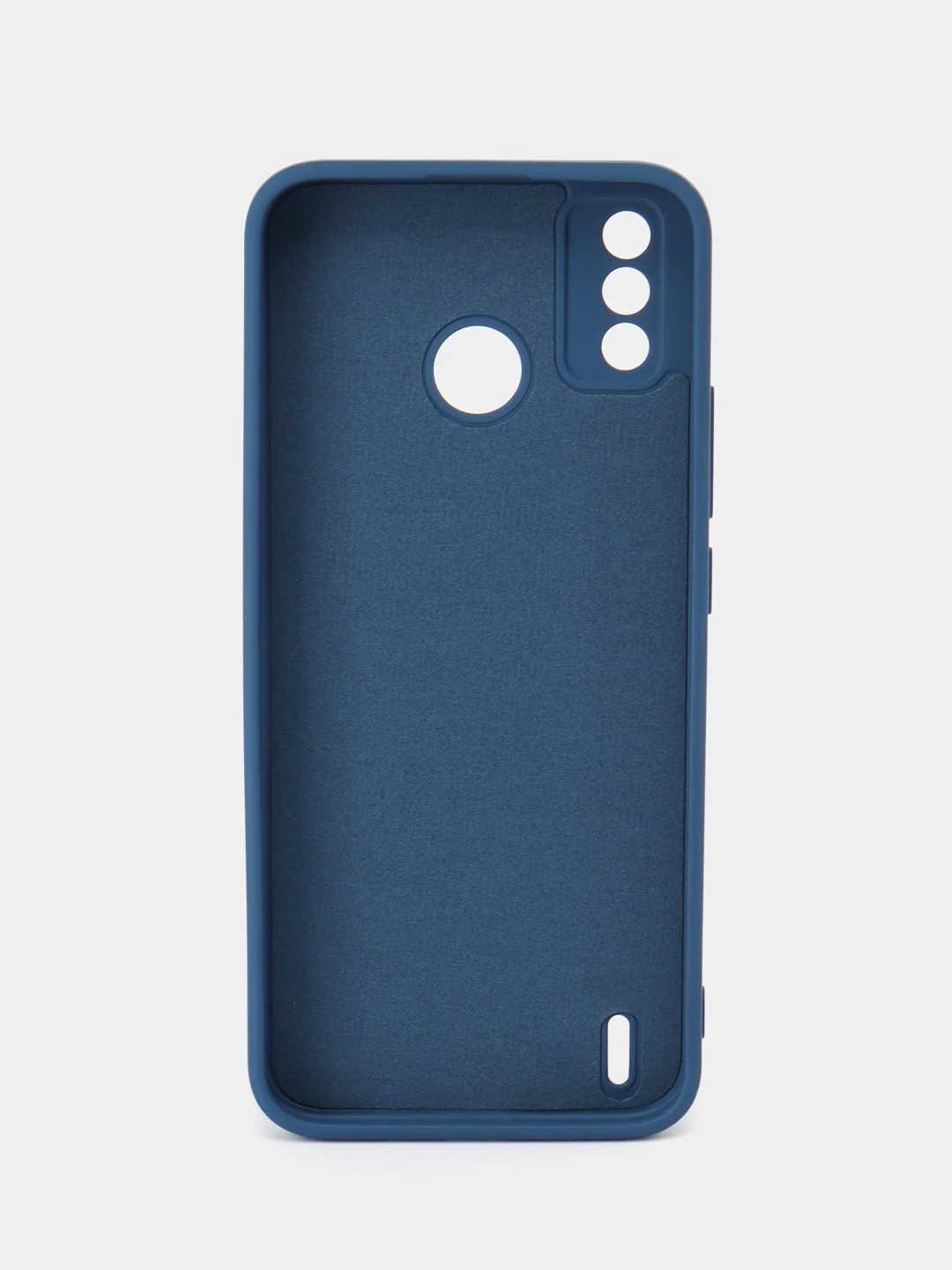 Сиреневый чехол для Tecno Spark 8C / Tecno Go 2022, с защитой камеры и бархатом внутри