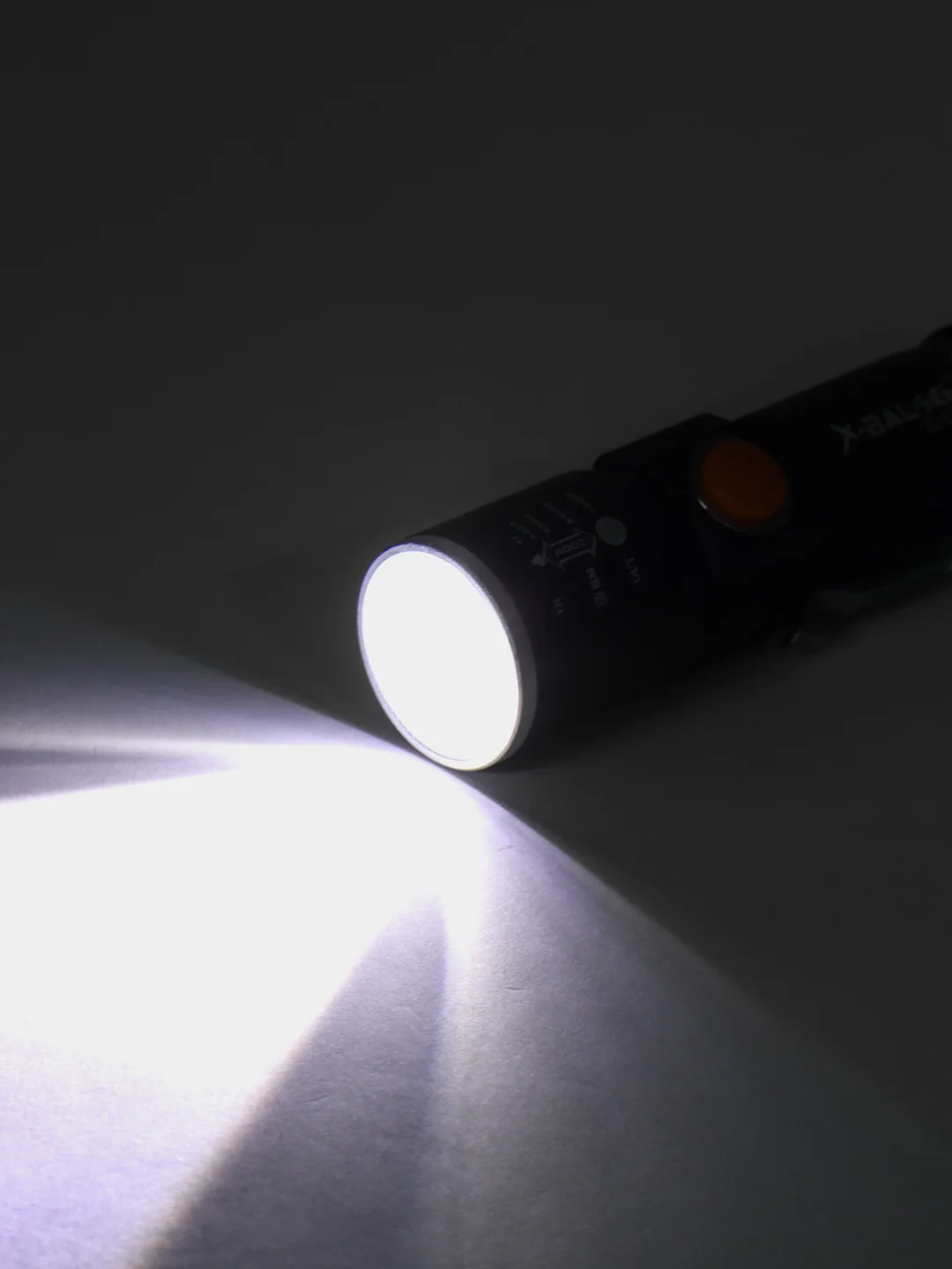 Аккумуляторный сверхяркий карманный фонарик с usb, металлический корпус с клипсой и линзой