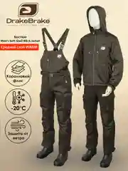 Куртка (ветровка на флисе) Drake Brake Mens Soft-Shell Jacket, рост 172-183