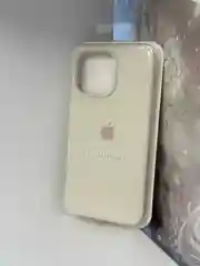 Кремовый чехол силиконовый на Iphone 14, 14Pro, 14promax, 15pro, 15, 15Promax