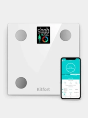 Напольные весы Kitfort КТ-838, максимальный вес до 180 кг