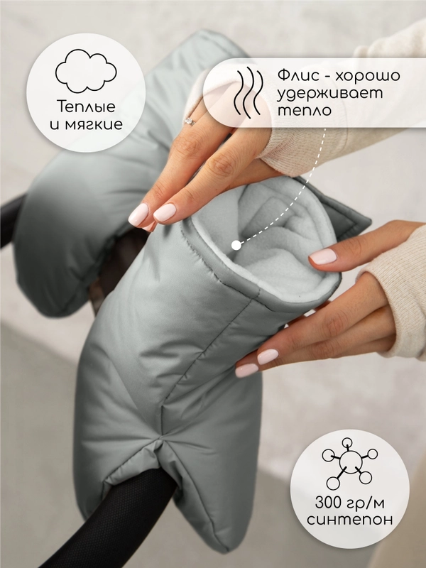 Муфты на ручку коляски AMAROBABY MITTS