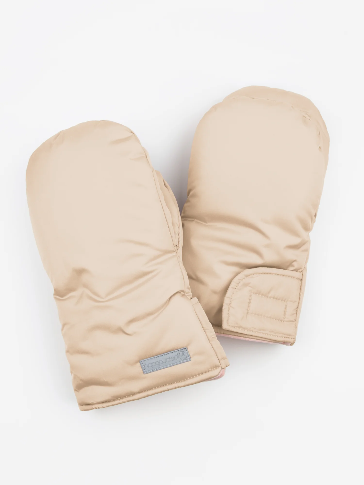 Бежевый муфты на ручку коляски AMAROBABY MITTS