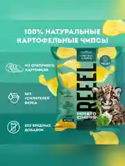 Картофельные чипсы REEEL "Сметана и зелень", 45 г