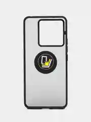 Чехол противоударный для Xiaomi Poco X6 5G с магнитом и кольцом