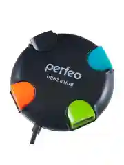Разветвитель хаб USB-HUB Perfeo 4 Port, (PF-VI-H020)