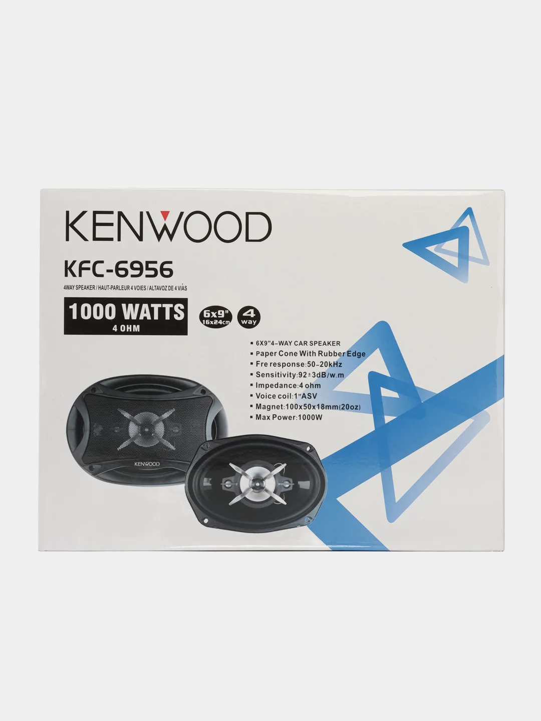 Автомобильные колонки Kenwood 6956, коаксиальная акустика в авто, 400 Вт