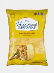 Чипсы картофельные МОСКОВСКИЙ КАРТОФЕЛЬ, рифленые, со вкусом сыра пармезан, 120 г