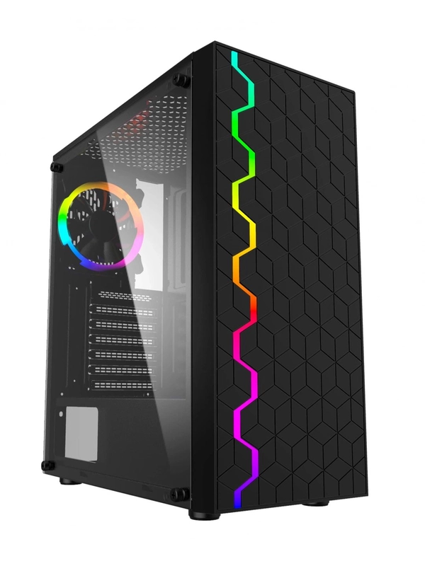 Корпус ATX GMNG OGC-G100, Midi-Tower, без БП, черный