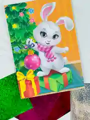 Аппликация фольгой новый год зайчик новогодний набор для творчества