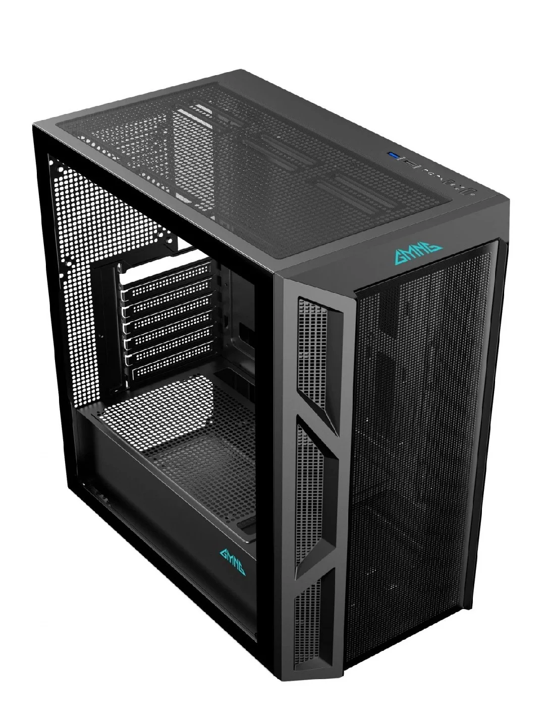 Корпус ATX GMNG GG-CC102, Midi-Tower, без БП, черный
