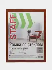 Рамка для фото 30х40 см Staff 391335, стекло, багет 18 мм МДФ, цвет орех, комплект 2 шт