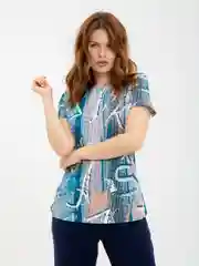 Светло-коричневый футболка женская, Lilians