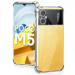 Чехол для Poco M5 4G, с усиленными углами, силиконовый, прозрачный