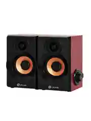 Колонки Oklick OK-161, 2.0, черный/ вишня 358267