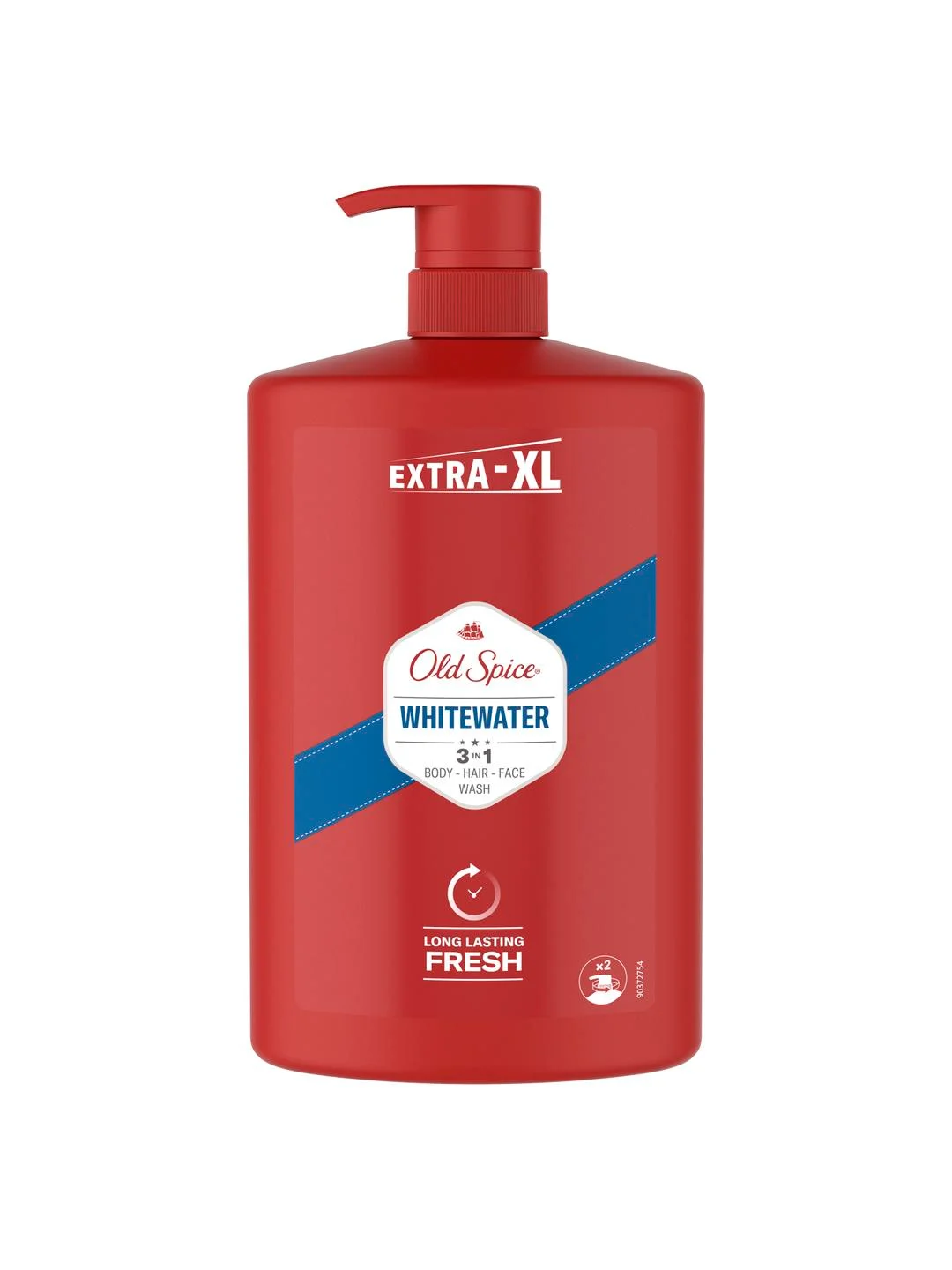 OLD SPICE мужской гель для душа + шампунь 3в1 Whitewater, 1л