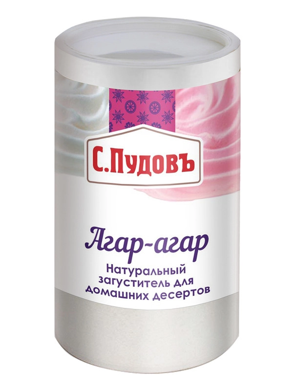 Агар-Агар пищевой С.Пудовъ, 40 г