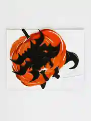 Оранжевый декор на стену Хэллоуин / Украшение Happy Halloween. Летучая мышь, тыква