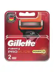 Сменные кассеты Gillette Fusion ProGlide Power, с 5 лезвиями, 2 шт