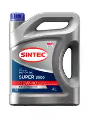 Моторное масло SINTEC SUPER 3000 SAE 10W-40 API SG/CD Полусинтетическое 4 л