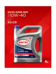 Моторное масло SINTEC SUPER 3000 SAE 10W-40 API SG/CD Полусинтетическое 4 л