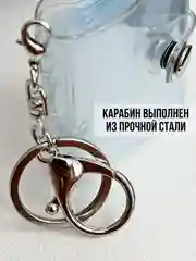 Прозрачный фотоальбом мини брелок семейный, подарок