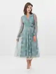 Мятный платье женское вечернее