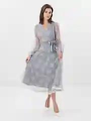 Серый платье женское вечернее