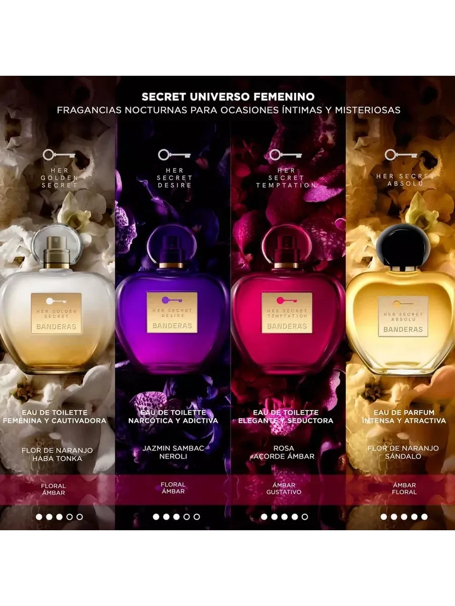 Antonio Banderas Her Secret Absolu парфюмерная вода женская 50 мл