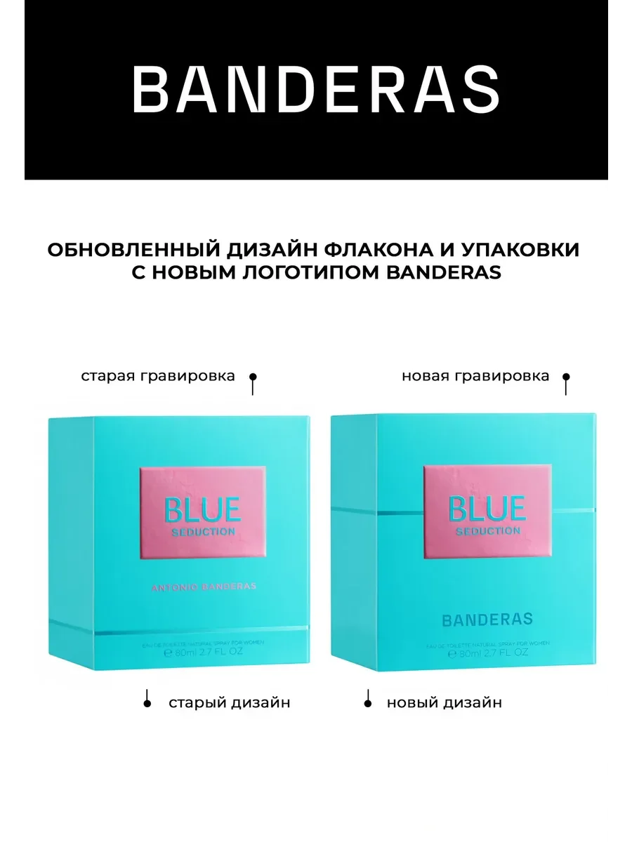 Banderas Blue Seduction туалетная вода женская 50 мл