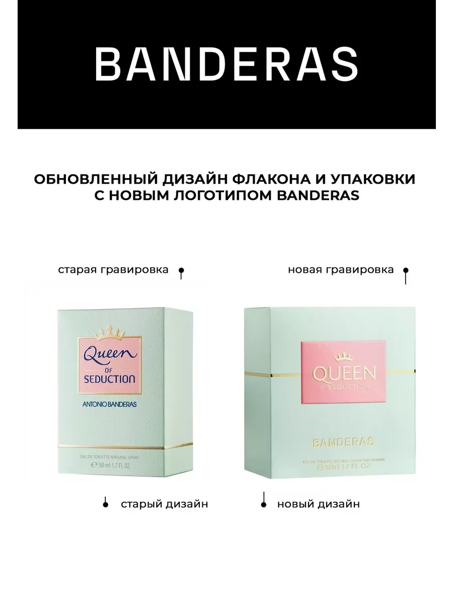 Banderas Queen Of Seduction туалетная вода женская 50 мл