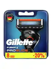 Сменные кассеты Gillette Fusion ProGlide для мужской бритвы, 8 штук, с 5 лезвиями