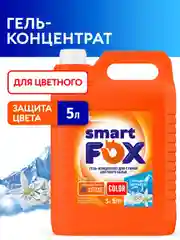 Гель-концентрат для стирки SMART FOX COLOR "Горный эдельвейс", 5 л