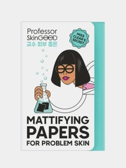 Professor SkinGOOD Матирующие салфетки для проблемной кожи /  Mattifying Papers