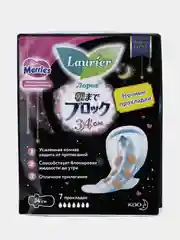 Laurier Super Absorbent Женские ночные гигиенические прокладки с крылышками 34 см 7 шт