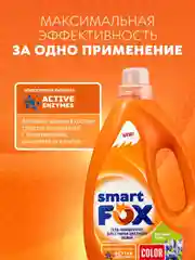 Гель-концентрат для стирки SMART FOX COLOR "Весеннее утро", 1 л