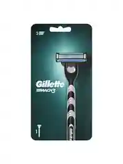 Gillette Mach3 Мужская Бритва , 1 кассета, с 3 лезвиями, прочнее, чем сталь, для точного бритья