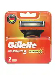 Сменные кассеты для мужской бритвы Gillette Fusion5 Power, с 5 лезвиями, 2 штуки