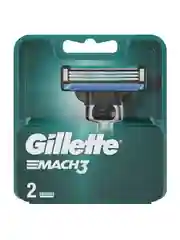 Сменные Кассеты Для Мужской Бритвы Gillette Mach3, с 3 лезвиями, прочнее, чем сталь, для точного бритья, 2 шт