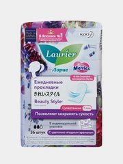 Laurier Beauty Style Женские гигиенические прокладки Blossom с цветочно-ягодным 36 шт