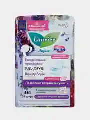 Laurier Beauty Style Женские гигиенические прокладки Blossom с цветочно-ягодным 36 шт