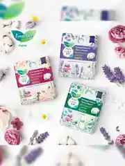 Laurier  F Botanical Cotton Женские гигиенические прокладки без запаха 54 шт
