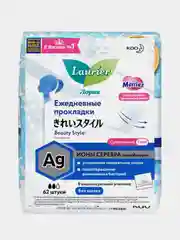 Laurier Beauty Style Женские гигиенические прокладки на каждый день с ионами  62 шт