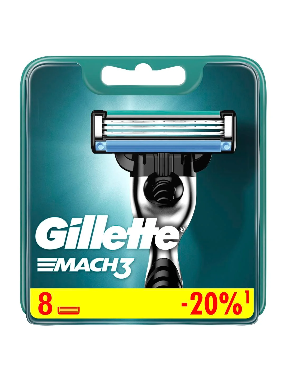 Сменные кассеты Gillette Mach3 8 шт
