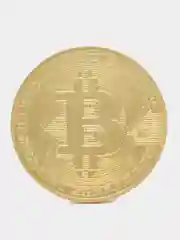 Бронзовый сувенирная монета Биткоин