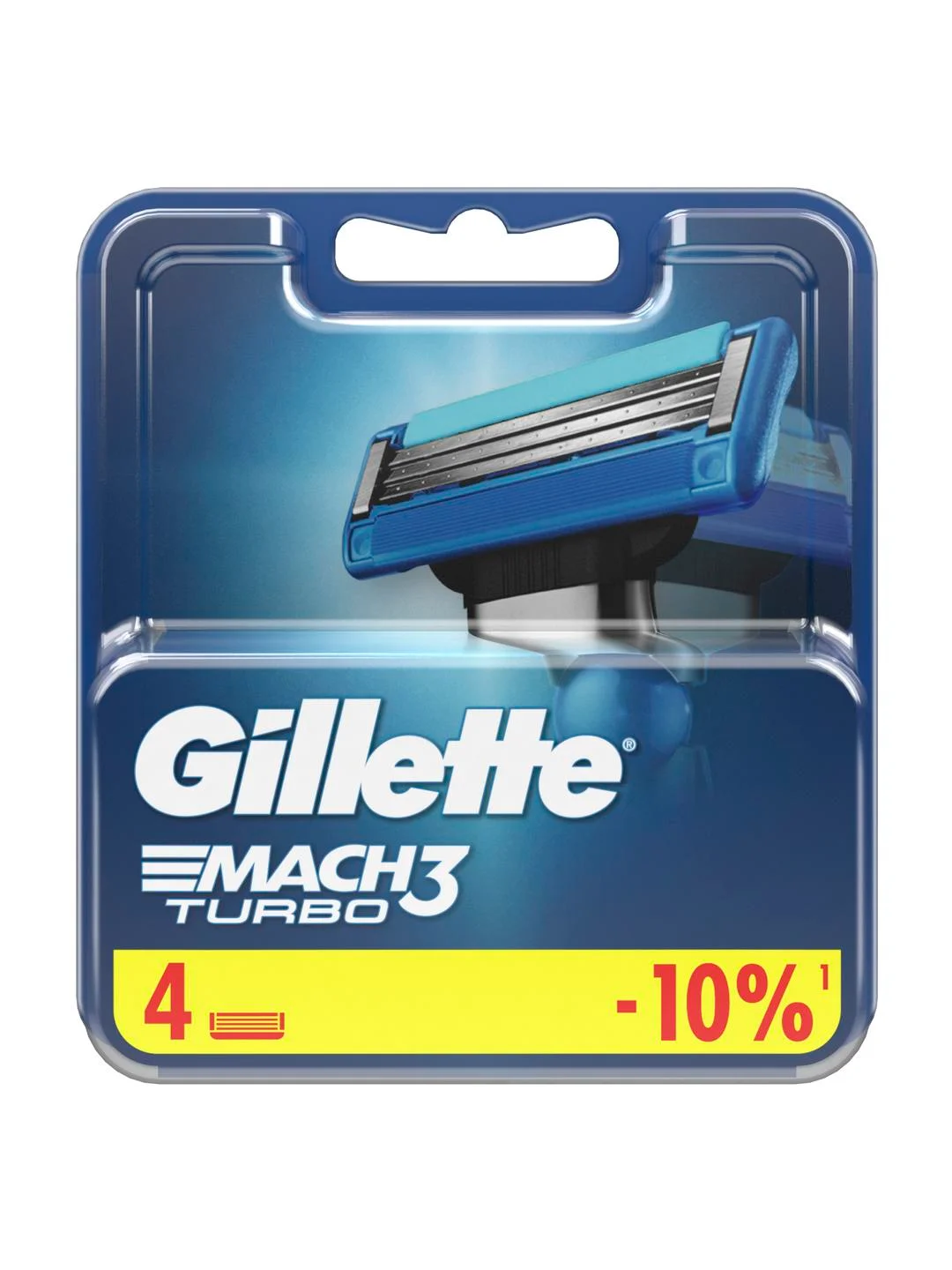 Сменные кассеты Gillette Mach3 Turbo 4 шт