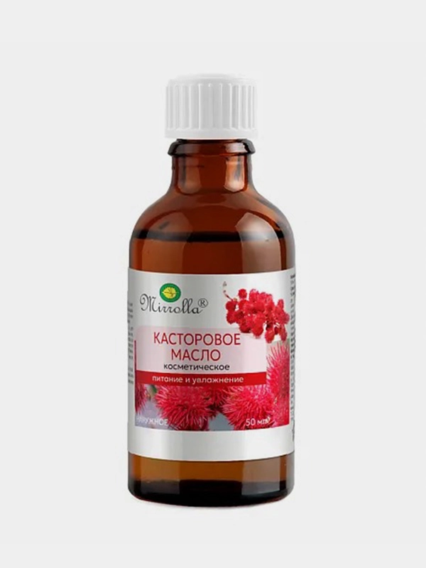 Масло косметическое касторовое Mirrolla, 50 мл
