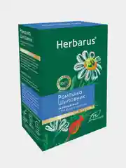 Чай зеленый с добавками Herbarus "Ромашка, шиповник", 75 г