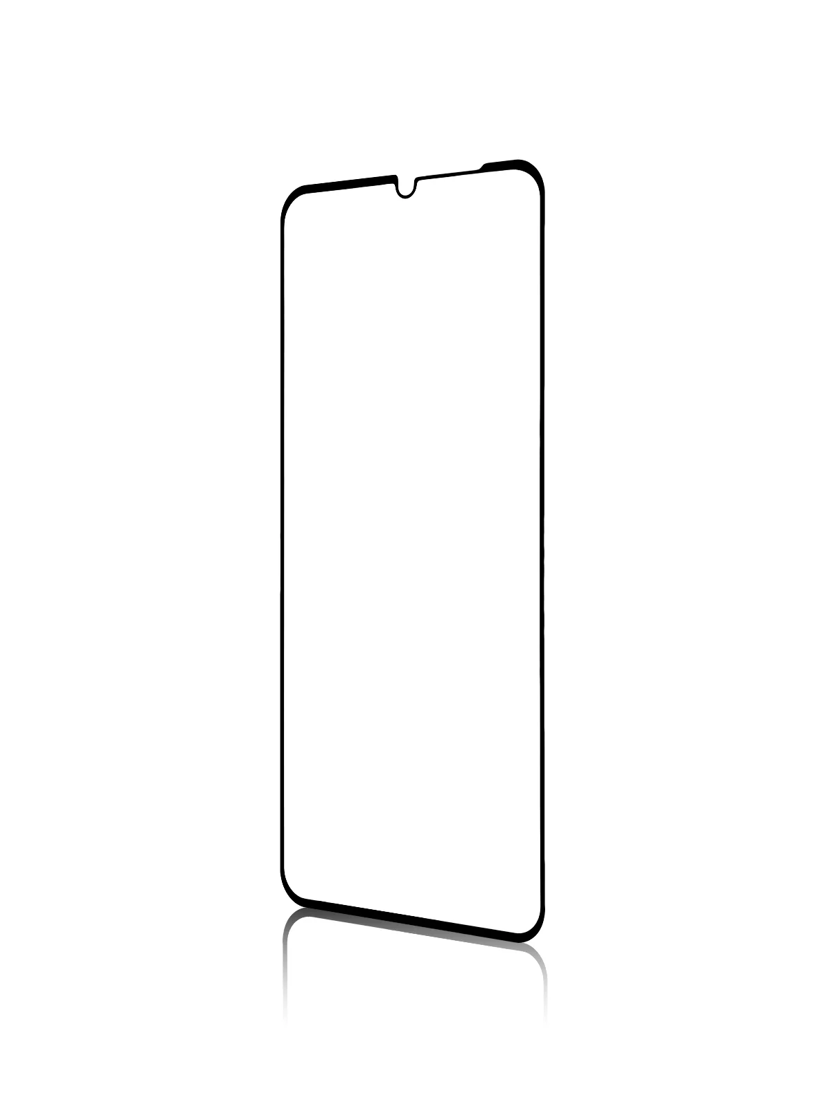 Прозрачный стекло для Honor X6b защитное ROSCO прозрачное с олеофобным покрытием и черной рамкой